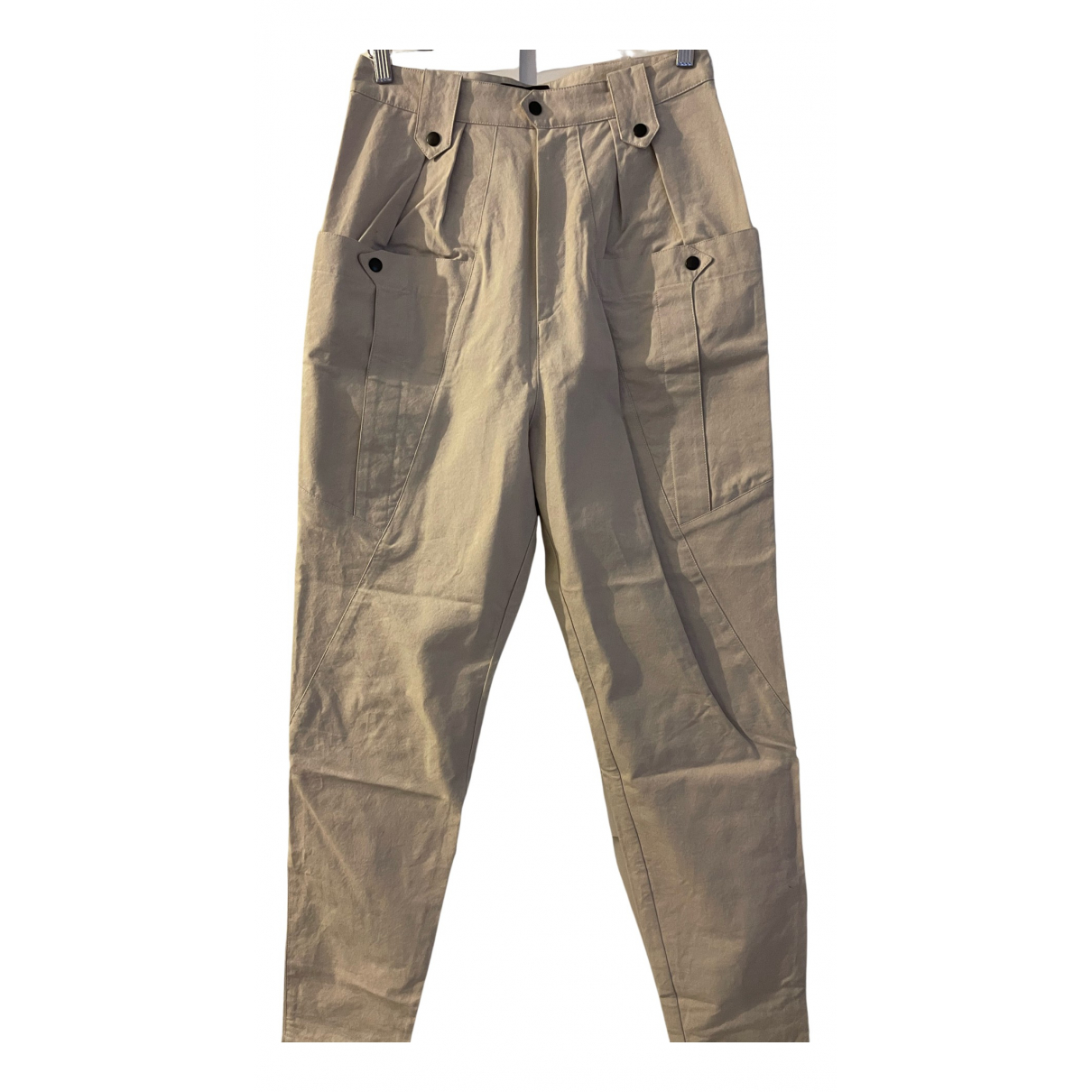 Chino pants Isabel Marant Ecru size 38 